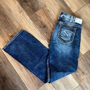 Silver Jeans Suki Fluid Denim 34/33